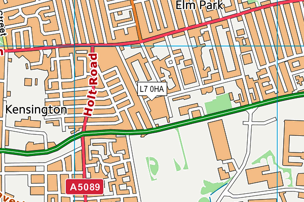 L7 0HA map - OS VectorMap District (Ordnance Survey)