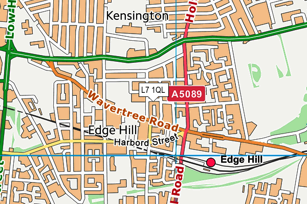 L7 1QL map - OS VectorMap District (Ordnance Survey)