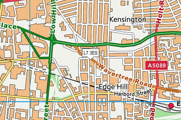 L7 3ES map - OS VectorMap District (Ordnance Survey)