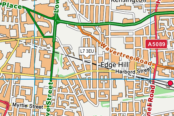 L7 3EU map - OS VectorMap District (Ordnance Survey)