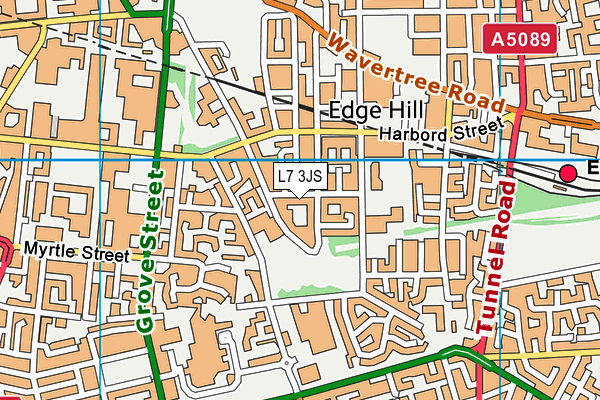 L7 3JS map - OS VectorMap District (Ordnance Survey)