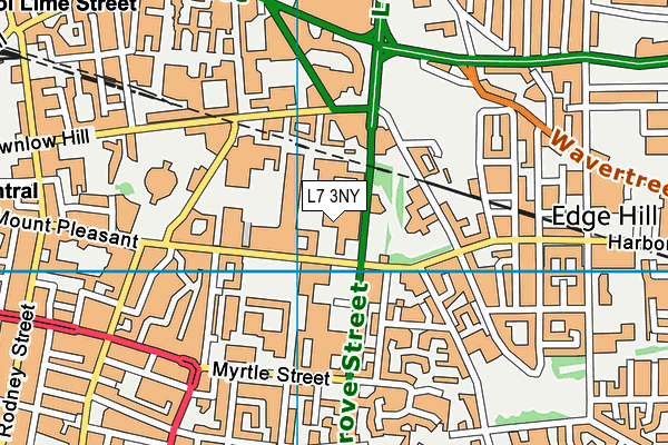 L7 3NY map - OS VectorMap District (Ordnance Survey)