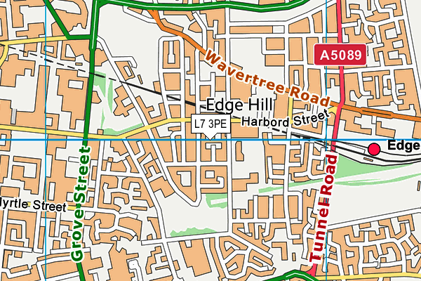 L7 3PE map - OS VectorMap District (Ordnance Survey)