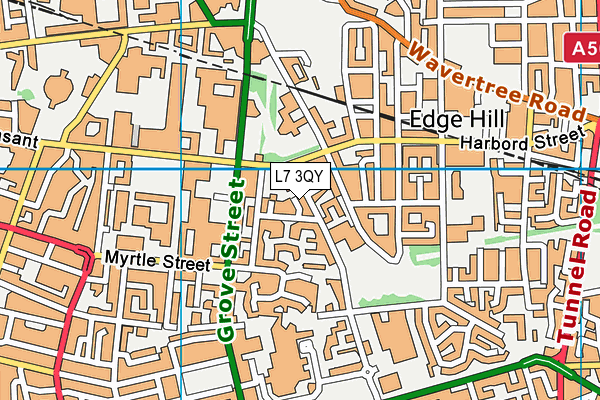L7 3QY map - OS VectorMap District (Ordnance Survey)
