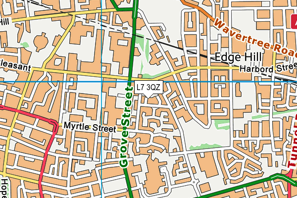 L7 3QZ map - OS VectorMap District (Ordnance Survey)