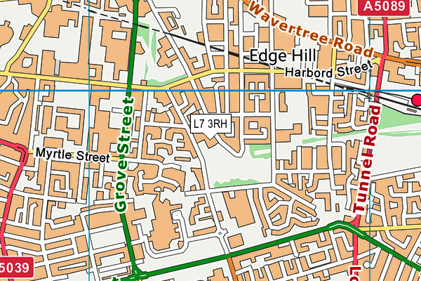 L7 3RH map - OS VectorMap District (Ordnance Survey)