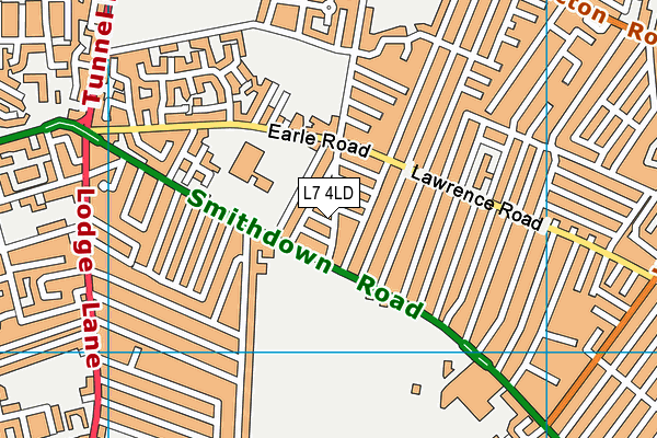L7 4LD map - OS VectorMap District (Ordnance Survey)