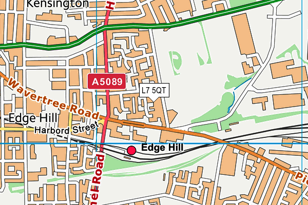 L7 5QT map - OS VectorMap District (Ordnance Survey)