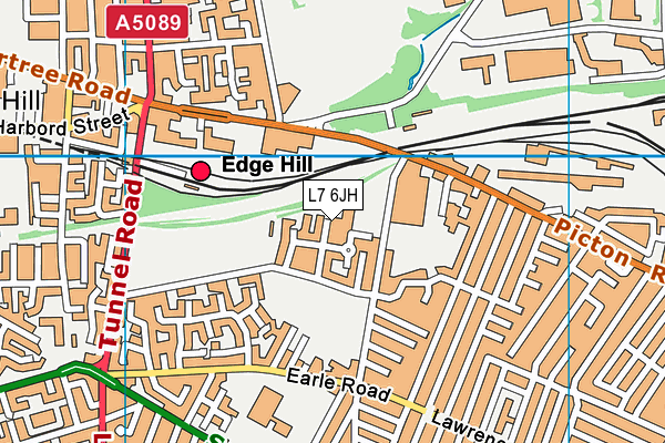 L7 6JH map - OS VectorMap District (Ordnance Survey)