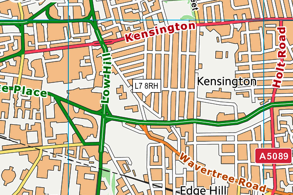 L7 8RH map - OS VectorMap District (Ordnance Survey)