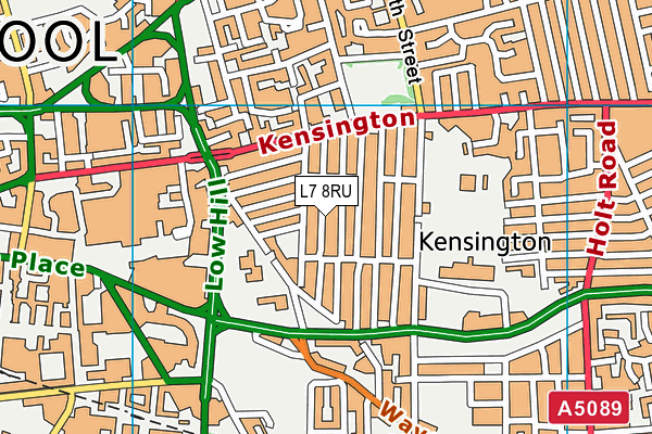 L7 8RU map - OS VectorMap District (Ordnance Survey)