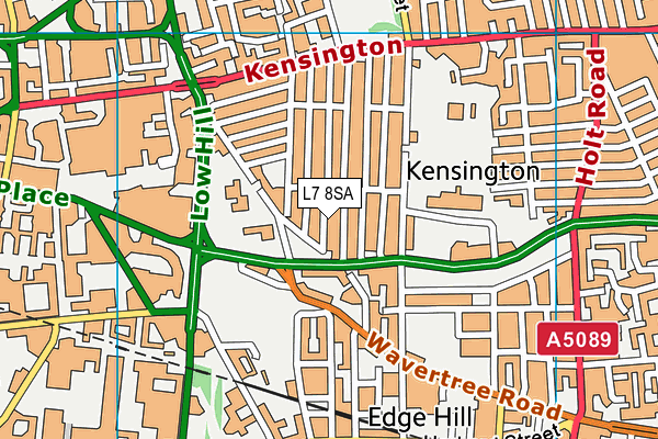 L7 8SA map - OS VectorMap District (Ordnance Survey)