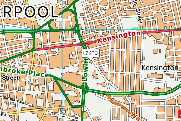 L7 8TQ map - OS VectorMap District (Ordnance Survey)