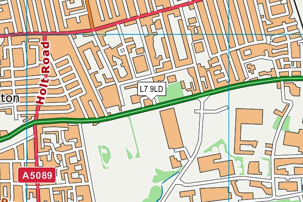 L7 9LD map - OS VectorMap District (Ordnance Survey)