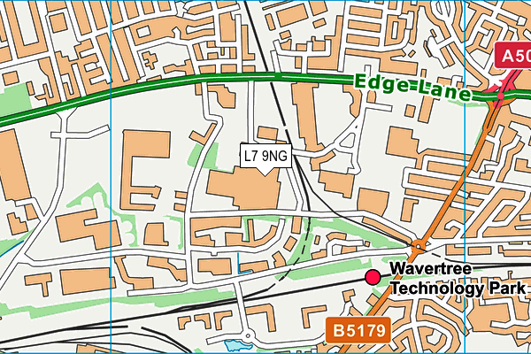 L7 9NG map - OS VectorMap District (Ordnance Survey)