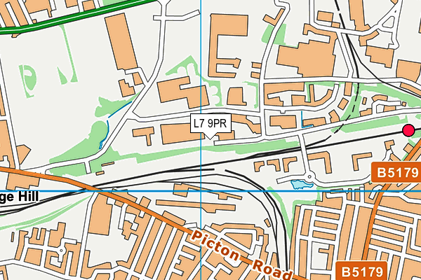 L7 9PR map - OS VectorMap District (Ordnance Survey)