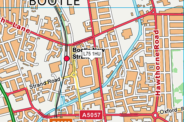 L75 1HU map - OS VectorMap District (Ordnance Survey)