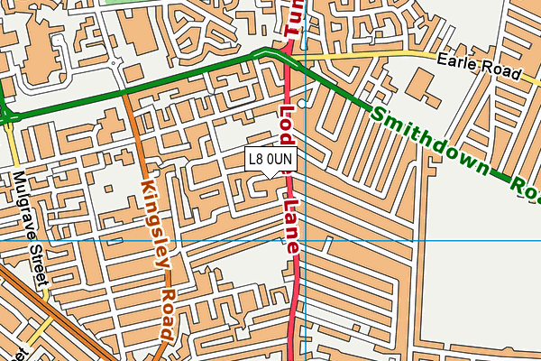 L8 0UN map - OS VectorMap District (Ordnance Survey)