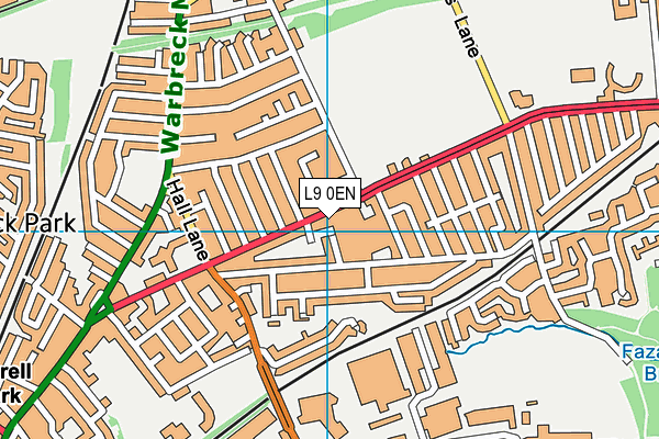 L9 0EN map - OS VectorMap District (Ordnance Survey)