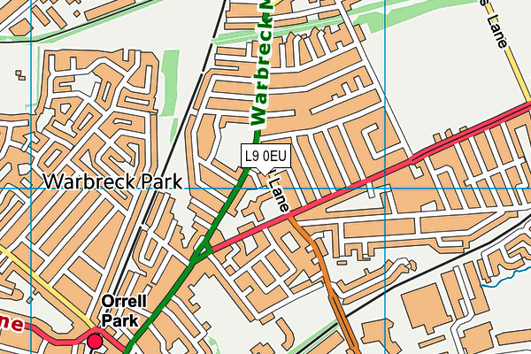 Longmoor Community Primary School map (L9 0EU) - OS VectorMap District (Ordnance Survey)