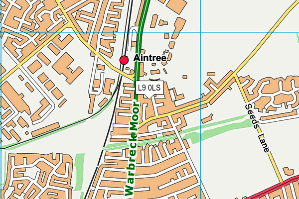 L9 0LS map - OS VectorMap District (Ordnance Survey)