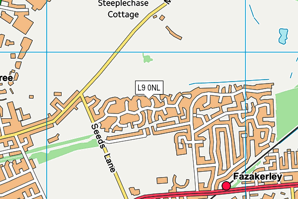 L9 0NL map - OS VectorMap District (Ordnance Survey)