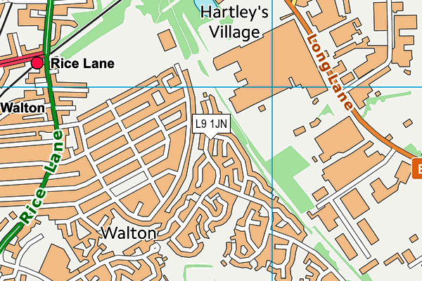 L9 1JN map - OS VectorMap District (Ordnance Survey)