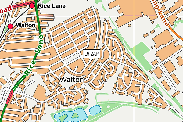 L9 2AP map - OS VectorMap District (Ordnance Survey)