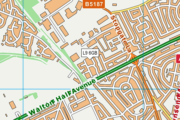 L9 6GB map - OS VectorMap District (Ordnance Survey)