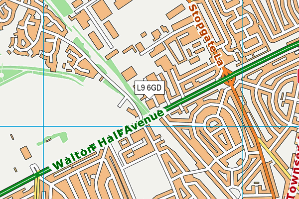 L9 6GD map - OS VectorMap District (Ordnance Survey)