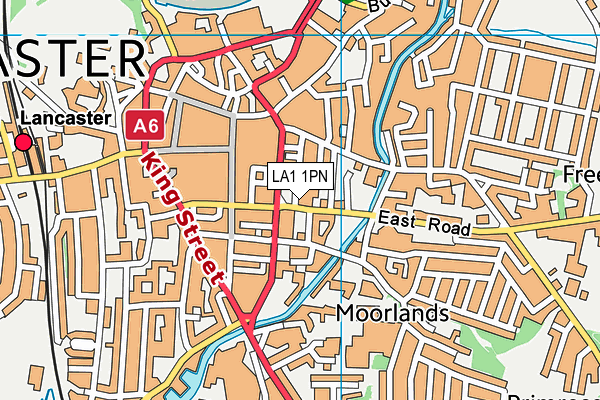 LA1 1PN map - OS VectorMap District (Ordnance Survey)