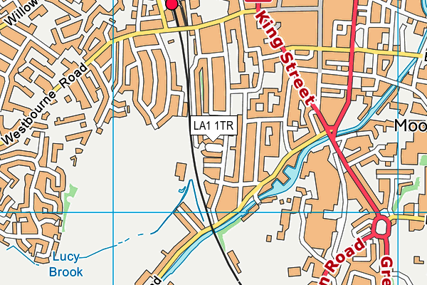 LA1 1TR map - OS VectorMap District (Ordnance Survey)