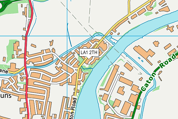 LA1 2TH map - OS VectorMap District (Ordnance Survey)