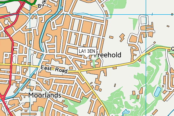 LA1 3EN map - OS VectorMap District (Ordnance Survey)