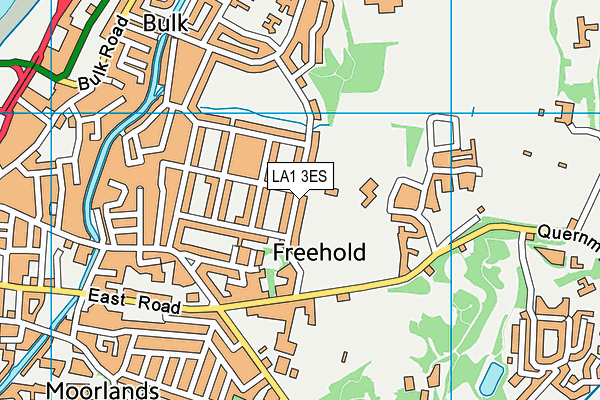 Highfield Recreation Ground map (LA1 3ES) - OS VectorMap District (Ordnance Survey)