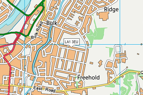 LA1 3EU map - OS VectorMap District (Ordnance Survey)