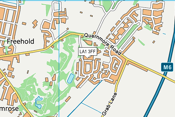 LA1 3FF map - OS VectorMap District (Ordnance Survey)