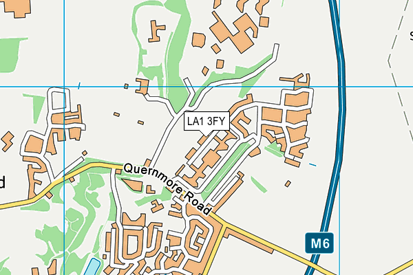 LA1 3FY map - OS VectorMap District (Ordnance Survey)