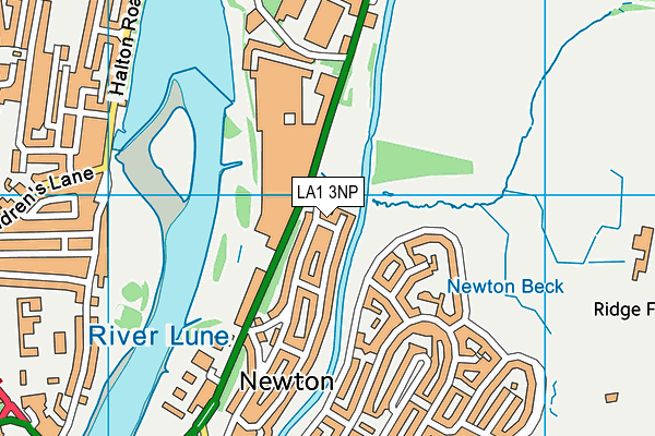 LA1 3NP map - OS VectorMap District (Ordnance Survey)