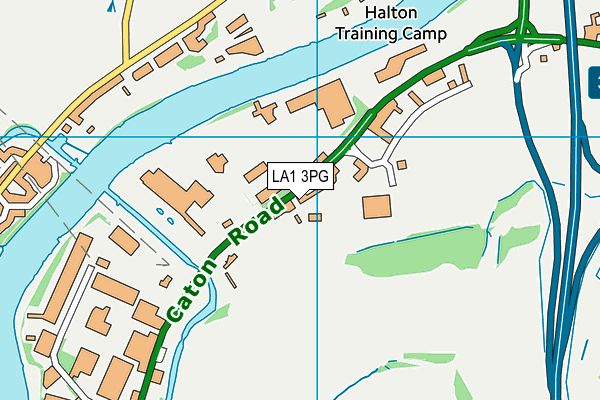 LA1 3PG map - OS VectorMap District (Ordnance Survey)
