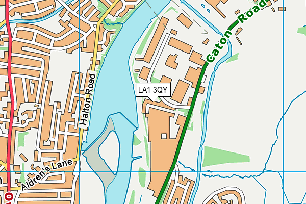 LA1 3QY map - OS VectorMap District (Ordnance Survey)