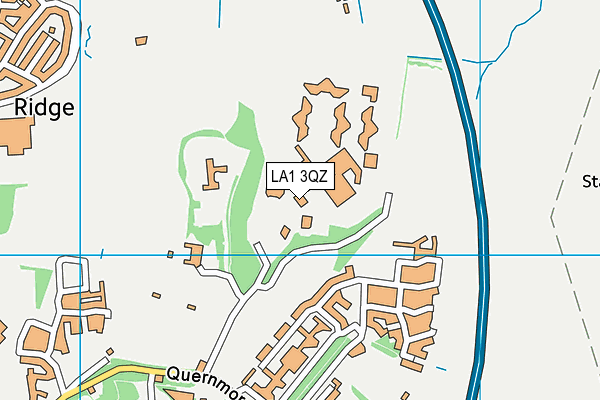 LA1 3QZ map - OS VectorMap District (Ordnance Survey)