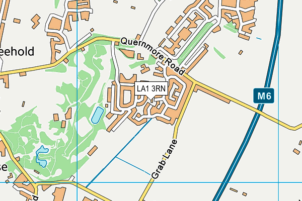 LA1 3RN map - OS VectorMap District (Ordnance Survey)