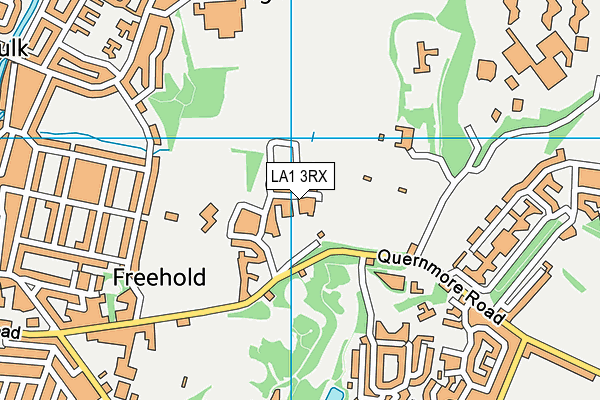 LA1 3RX map - OS VectorMap District (Ordnance Survey)