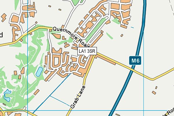 LA1 3SR map - OS VectorMap District (Ordnance Survey)