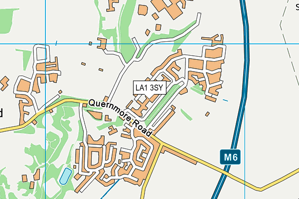 LA1 3SY map - OS VectorMap District (Ordnance Survey)