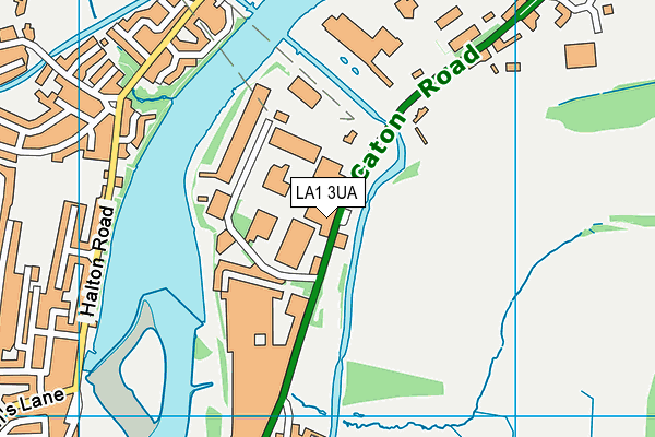 LA1 3UA map - OS VectorMap District (Ordnance Survey)