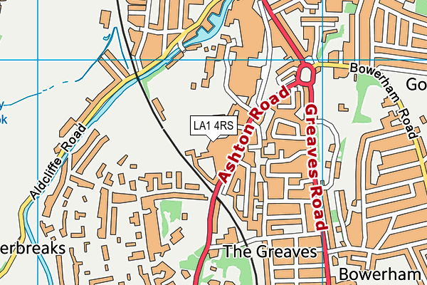 Ripley St Thomas Church of England Academy map (LA1 4RS) - OS VectorMap District (Ordnance Survey)
