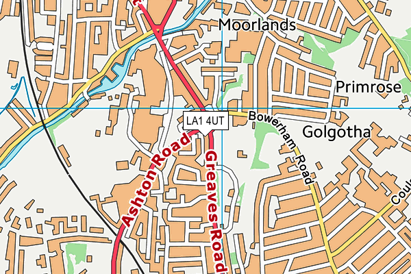 LA1 4UT map - OS VectorMap District (Ordnance Survey)