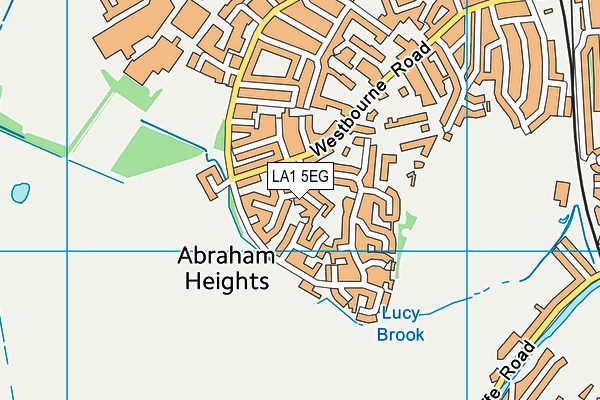 LA1 5EG map - OS VectorMap District (Ordnance Survey)
